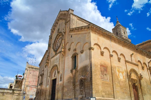 Katedrální kostel Matera. Basilicata. Itálie. — Stock fotografie