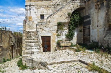 Alleyway. Sassi Matera. Basilicata. Güney İtalya.