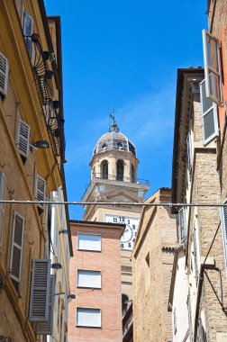 Alleyway. Macerata. Marche. İtalya.