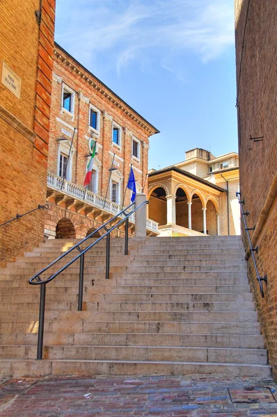 Gränd. Macerata. Marche. Italien. — Stockfoto