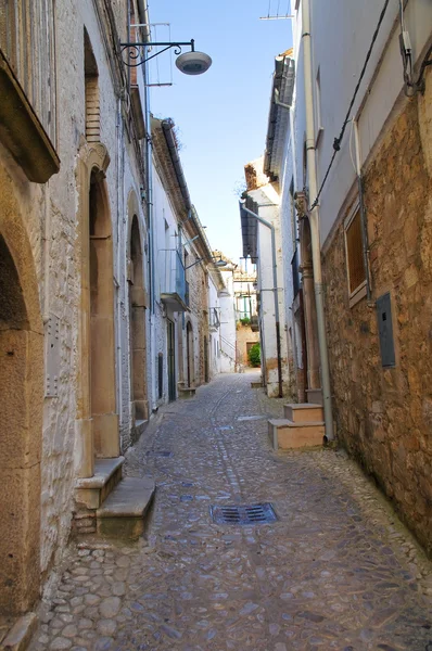 Alleyway. Bovino. Puglia. Italy. — Stock Photo, Image
