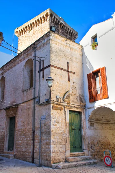 Kasteel van Rutigliano. Een Puglia. Italië. — Stockfoto