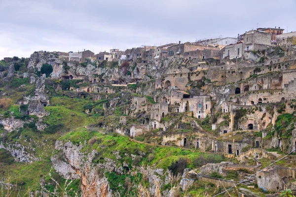 Vista panorâmica de Matera. Basilicata. Sul da Itália . — Fotografia de Stock