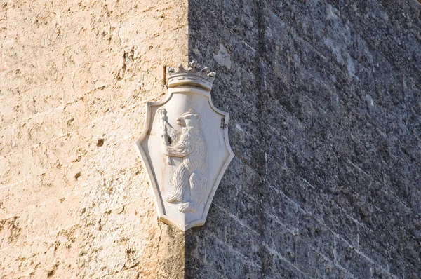 Palácio de Ammazzalorsa. Bisceglie. Puglia. Itália . — Fotografia de Stock