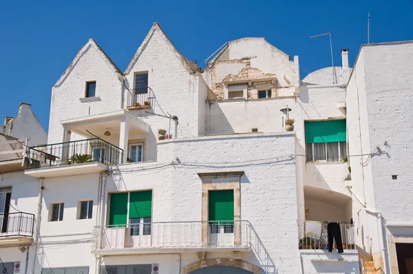 Gasse. locorotondo. Apulien. Italien. — Stockfoto