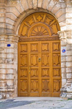 Cavaliere Palace Semeraro. Martina Franca. Puglia. İtalya.