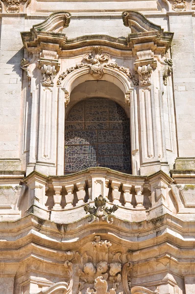 Szent Márton Bazilika templom. Martina Franca vagyok. Puglia vagyok. Olaszország. — Stock Fotó