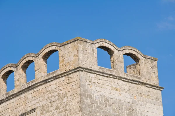 Aziz Scolastica Kilisesi. Bari. Puglia. İtalya. — Stok fotoğraf