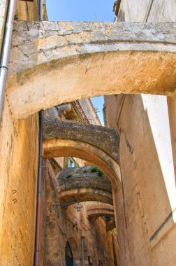 alleyway. Sassi matera. Basilicata. İtalya.