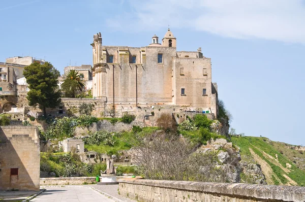 Kirche des hl. Agostino. matera. Basilikata. Italien. — Stockfoto