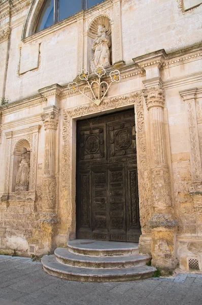 Kilise St. Chiara. Matera. Basilicata. İtalya. — Stok fotoğraf