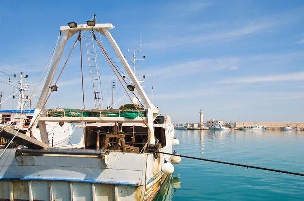 Molfetta 'nın panoramik görüntüsü. Puglia. İtalya. — Stok fotoğraf