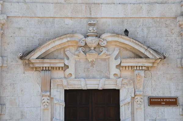Kostel St. Stefano. Molfetta. Puglia. Itálie. — Stock fotografie