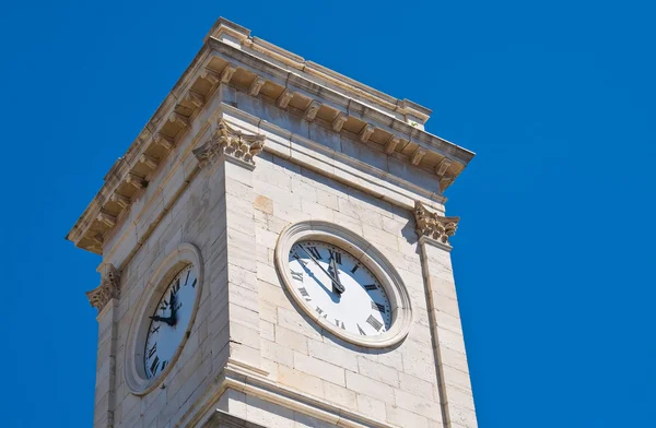 Saat Kulesi. Barletta. Puglia. İtalya. — Stok fotoğraf