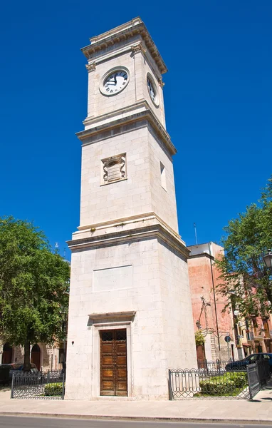 Torre del reloj. Barletta. Puglia. Italia . — Foto de Stock