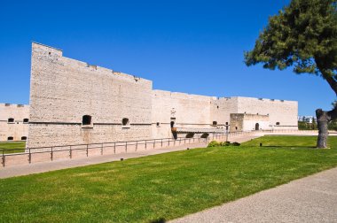 barletta'nın Kalesi. Puglia. İtalya.