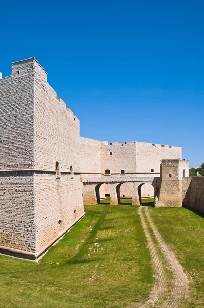 Zamek barletta. Puglia. Włochy. — Zdjęcie stockowe