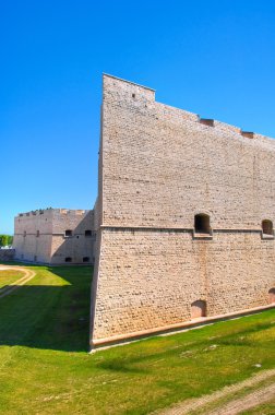 barletta'nın Kalesi. Puglia. İtalya.