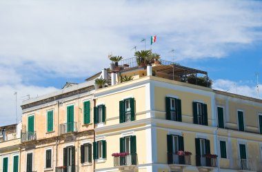 Trani görünümünü. Puglia. İtalya.