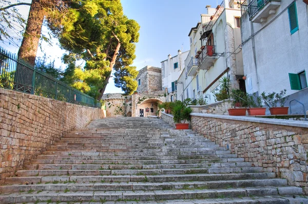 Uličky. Conversano. Puglia. Itálie. — Stock fotografie