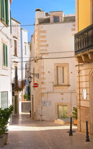 Ulička. Martina Franca. Puglia. Itálie. — Stock fotografie