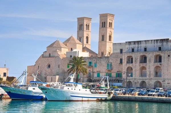 Panoramisch zicht op Molfetta. Puglia. Zuid-Italië. — Stockfoto