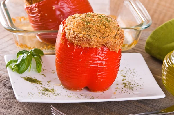 Gefüllte Paprika. — Stockfoto