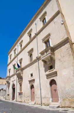 Granafei Nervegna Brindisi Sarayı. Puglia. İtalya.