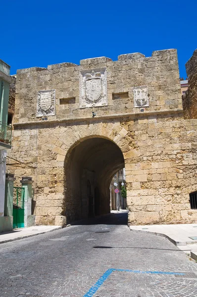 Porta Lecce de Brindisi. Puglia. Italia . — Foto de Stock