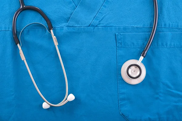 Uniforme blu del medico . — Foto Stock