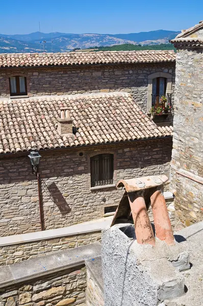 Alleyway of Guardia Perticara. Basilicata. Italy. — Stock Photo, Image