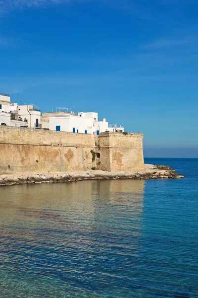 Panoramiczny widok monopoli. Puglia. We Włoszech. — Zdjęcie stockowe