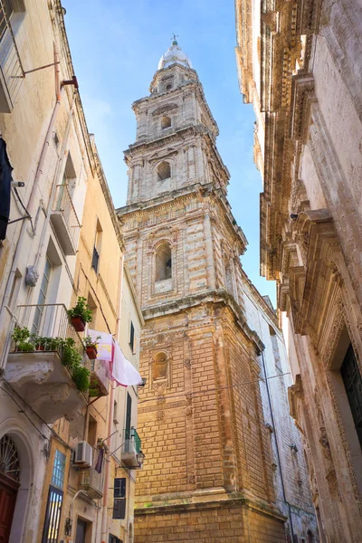 Alleyway of Monopoli. Puglia. Italy. — Stock Photo, Image