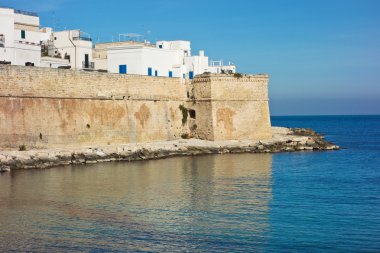 monopoli panoramik bir bakış. Puglia. İtalya.