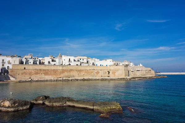 Panoramisch zicht van monopoli. Puglia. Italië. — Stockfoto