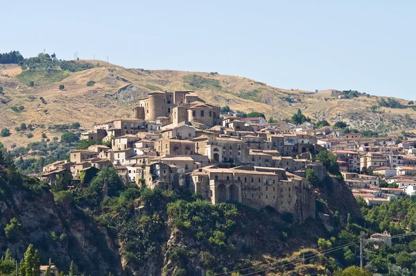 Panoramatický pohled na oriolo. Kalábrie. Itálie. — Stock fotografie