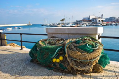 monopoli panoramik bir bakış. Puglia. İtalya.