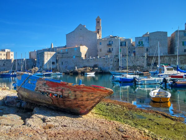 Panoramatický pohled na giovinazzo. Puglia. Itálie. — Stock fotografie