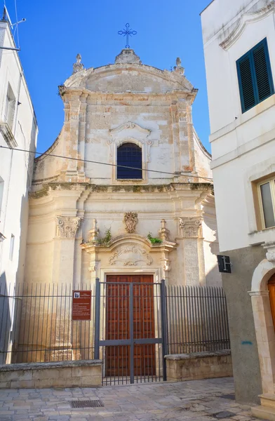 Amalfitana kyrka. Monopoli. Apulien. Italien. — Stockfoto