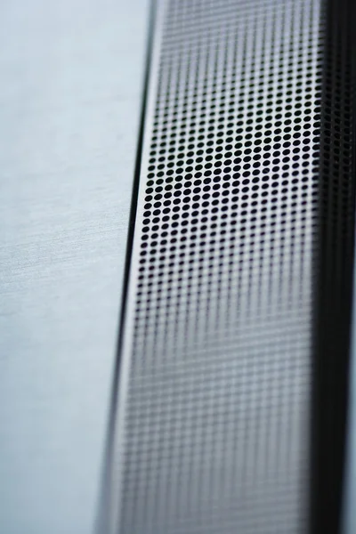 Hi-Tech abstraktní pozadí. Perforované kovové textura. — Stock fotografie