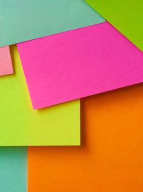 geometrik arka plan kağıt renk etiketleri