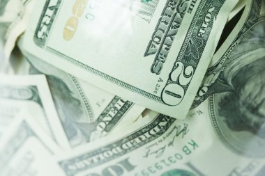 Cam Kavanoz içinde dolar 