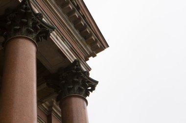 Vintage eski Korint sütun Stil