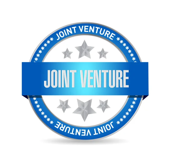Joint Venture seal sign concept illustration — Stock Photo, Image