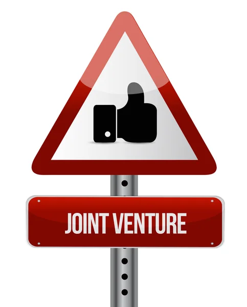 Joint Venture like sign concept — Stock Photo, Image