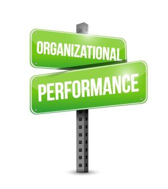 kurumsal performans yol işareti konsepti
