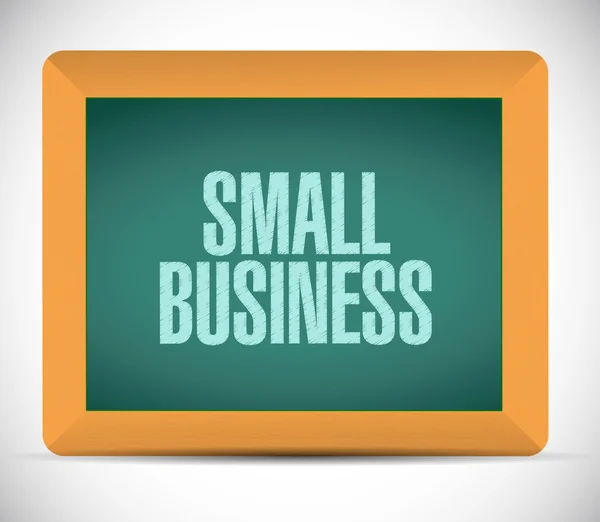 Small business chalkboard sign concept — Stock Photo, Image