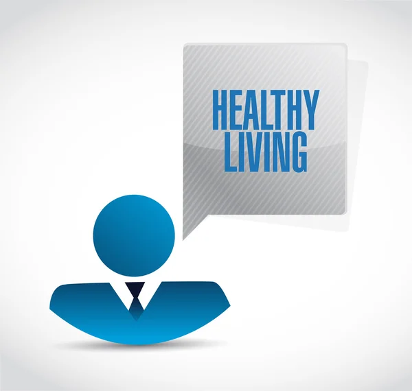 Healthy living businessman — Stock Photo, Image