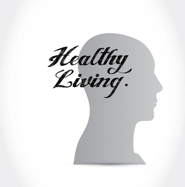 Healthy living brain sign concept — Stock Photo, Image