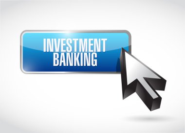 yatırım bankacılığı düğmesi işareti kavramı